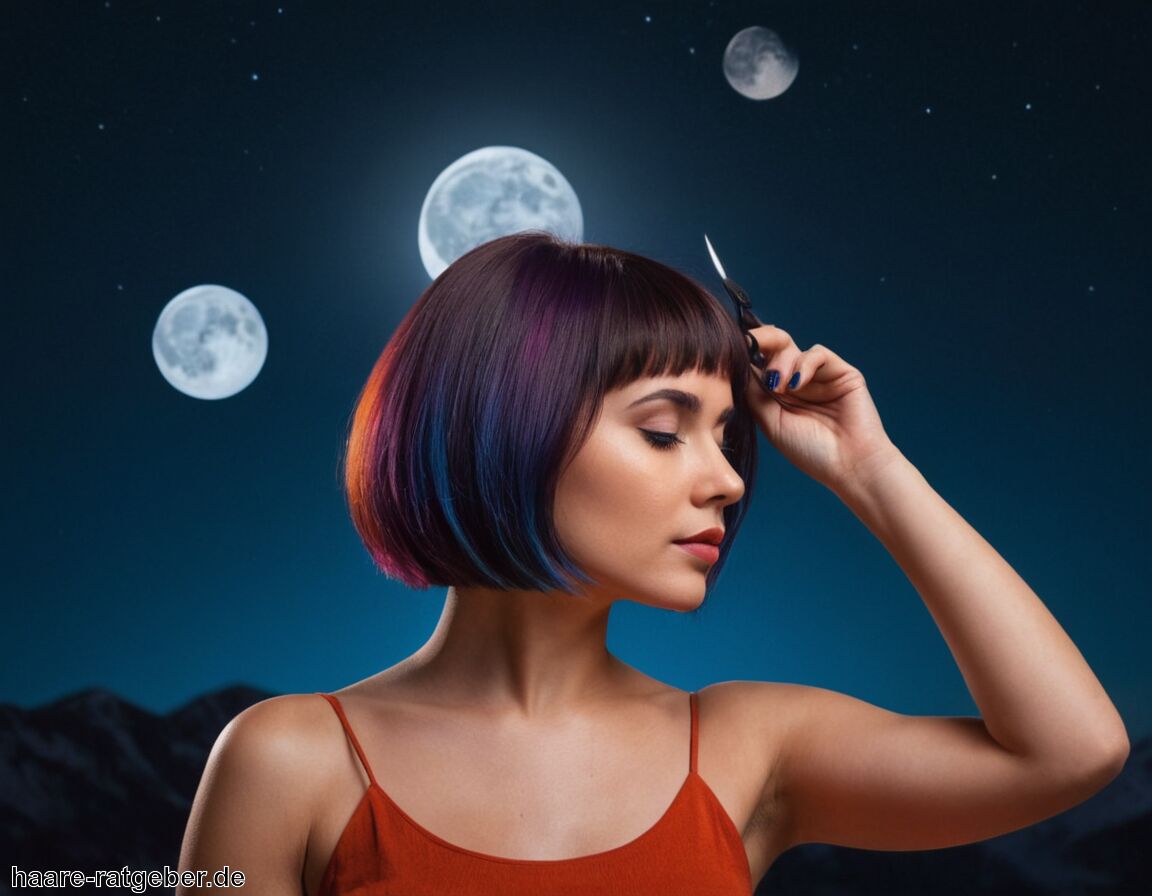 Förderung des Haarwachstums während des zunehmenden Mondes - Haare schneiden nach dem Mondkalender - Das musst du beachten